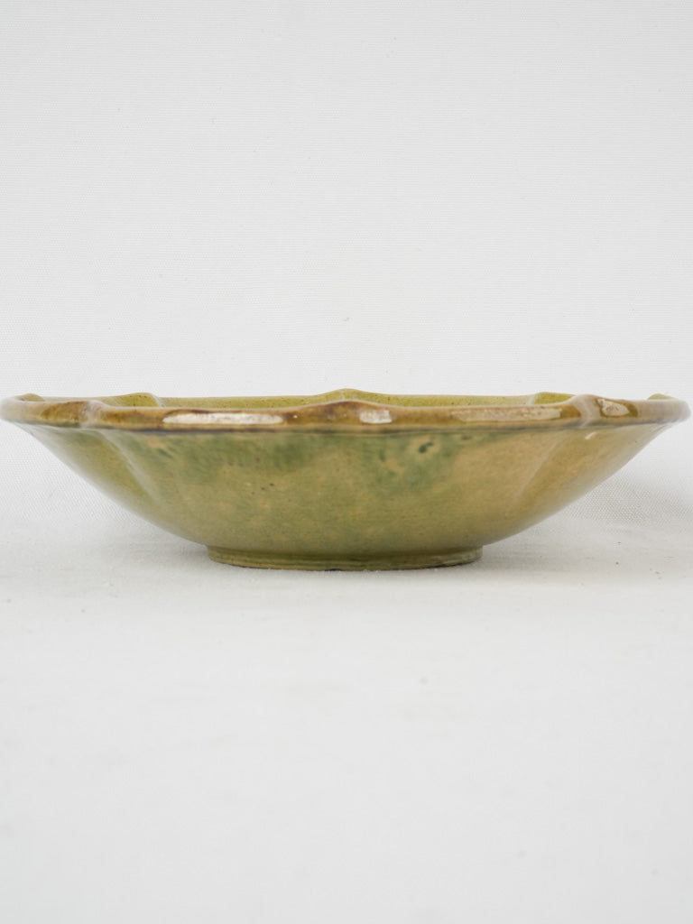 Lovely vintage cantaloupe serving dish