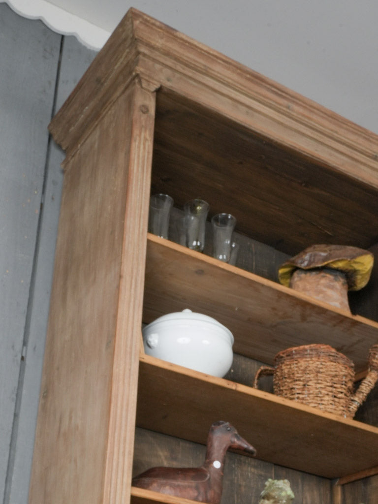 Charming French-inspired pine armoire  