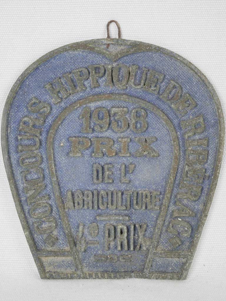 Vintage horse show prize medal