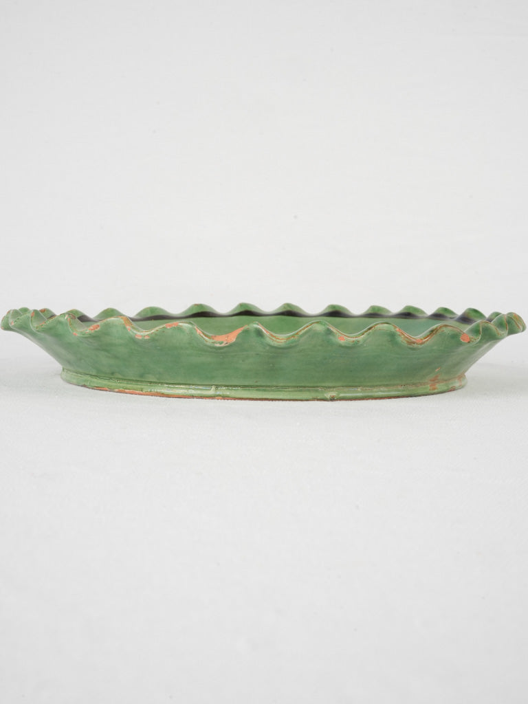 Elegant artisanal ceramic platter