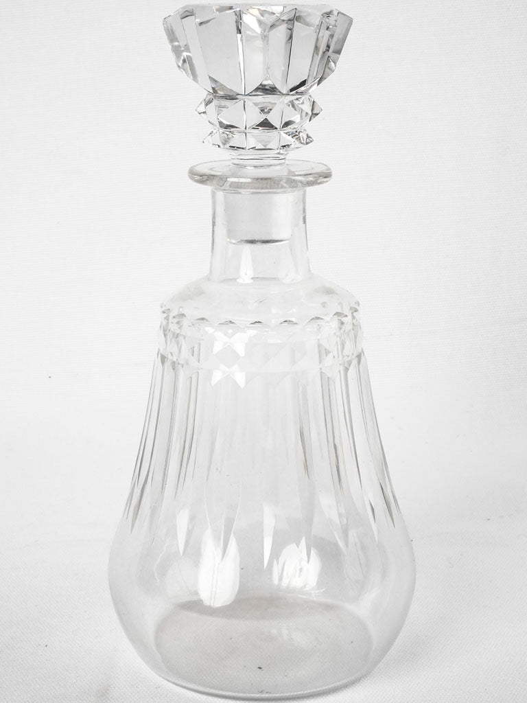 Large antique Baccarat crystal decanter - 1900s Piccadilly 10¼"