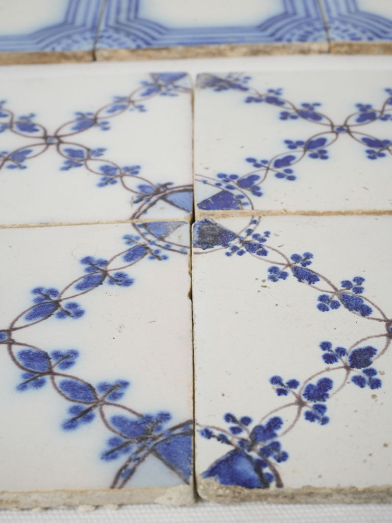 Antique Nineteenth Century French tiles