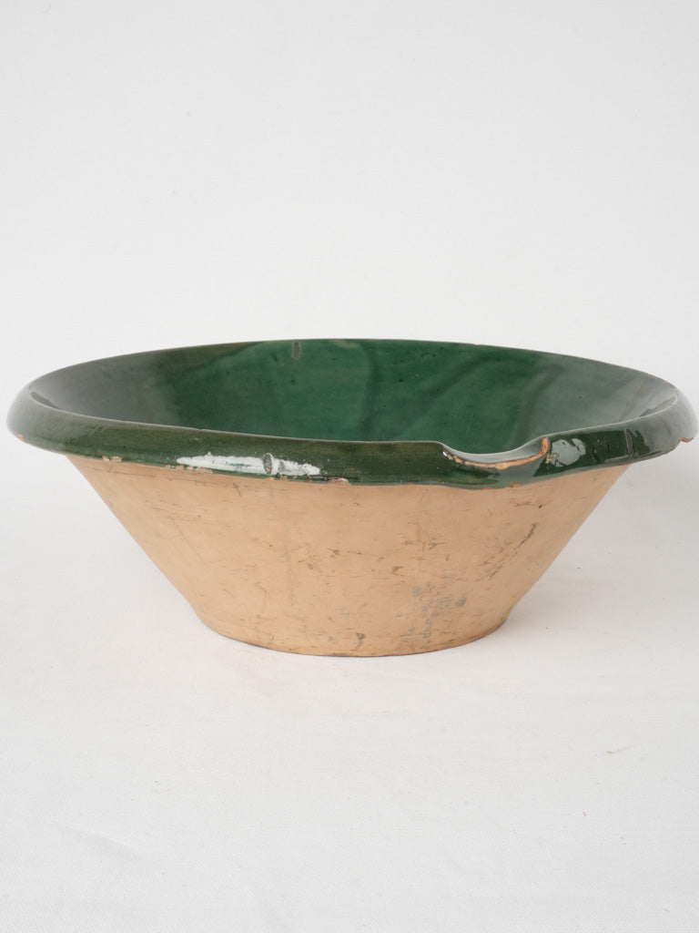 Striking Savoy/Isère region vintage tian bowl