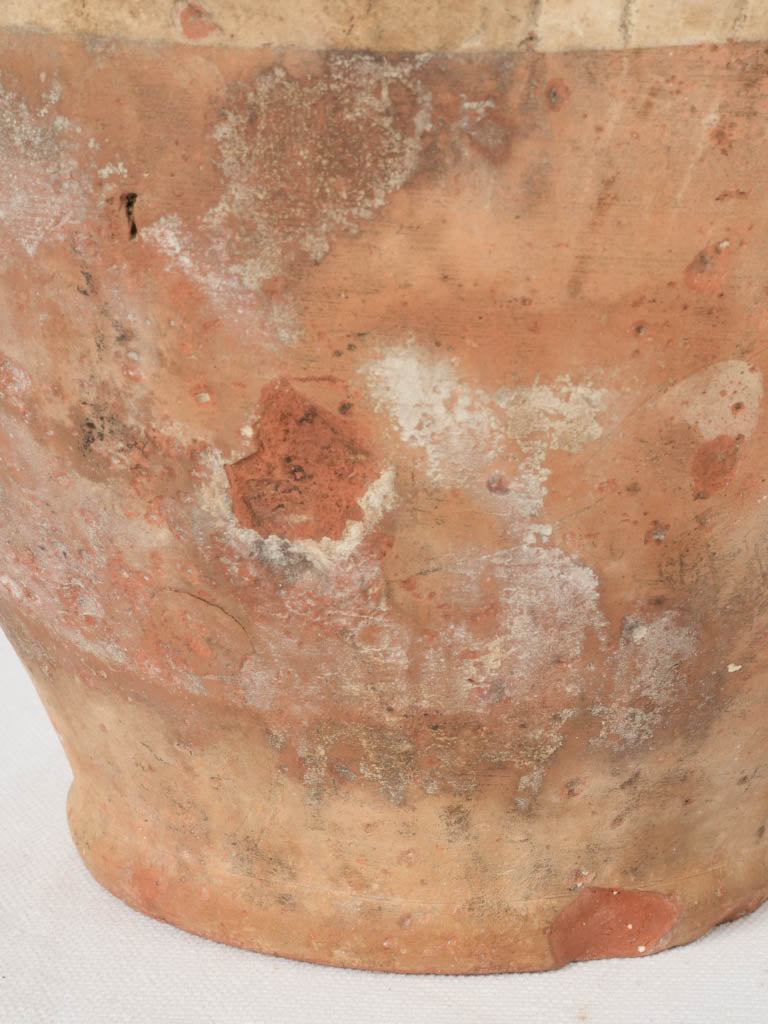 Historic rustic Castelnaudary earthenware pot