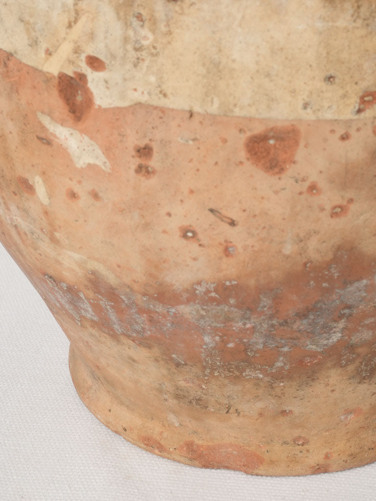 Charming ocher glaze French confit pot