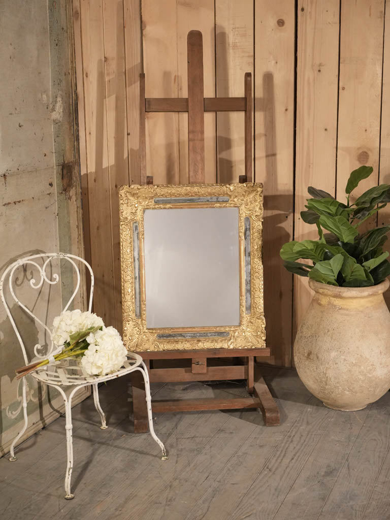 Exquisite Antique Giltwood Mirror  