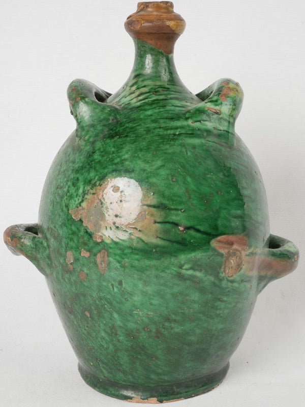 Rare 19th-Century Terracotta Conscience Jug