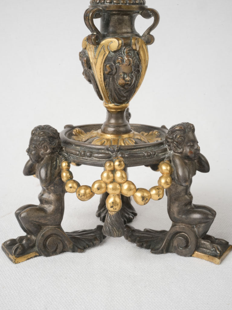 Ornate French Mythological Candelabra  