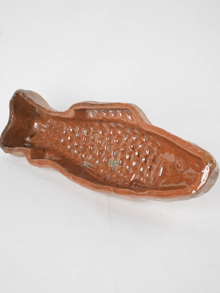 Vintage Alsatian terracotta baking mold