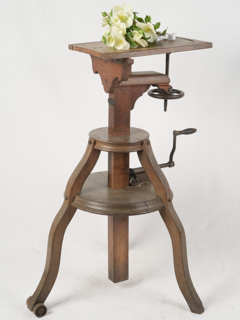 Antique adjustable photography stand