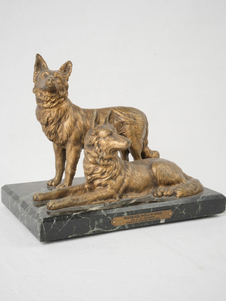 Renowned Art Deco police dogs