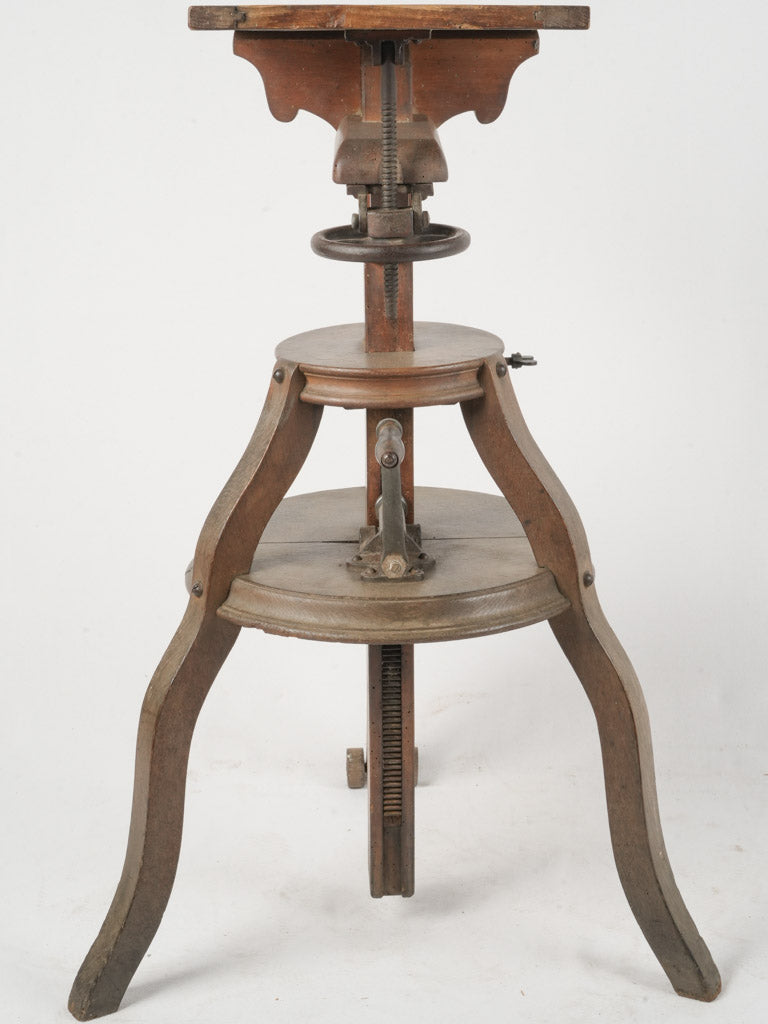 Early 20th-century wooden tripod