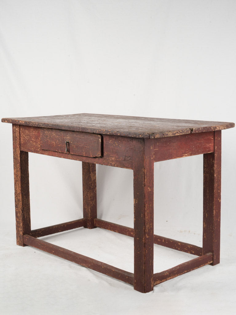 Rustic aged wooden table