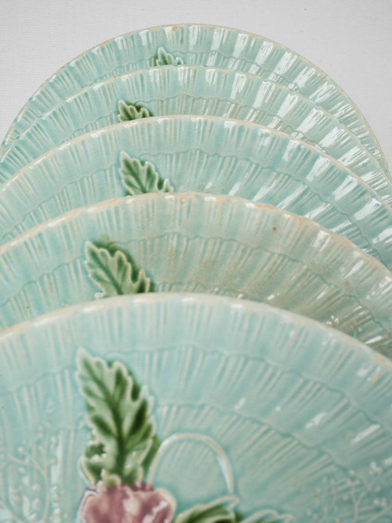 Beloved Collectible 19th Century Majolica Plates