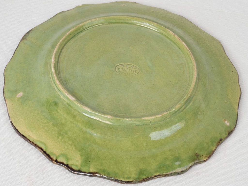 Durable French Stoneware Display Plate