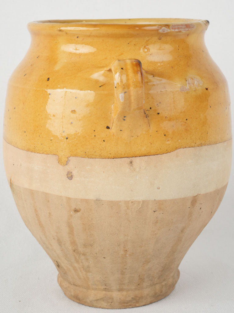 Ocher Glazed Southwest French Crock