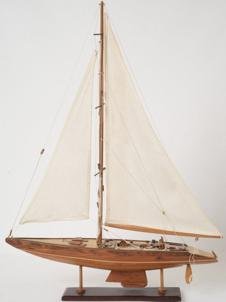 Vintage model racing yacht, Australia II - 26" x 21¼”