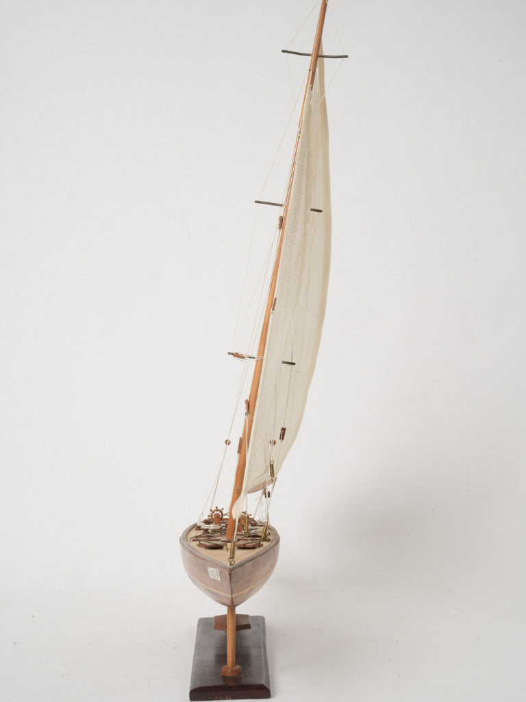 Vintage model racing yacht, Australia II - 26" x 21¼”