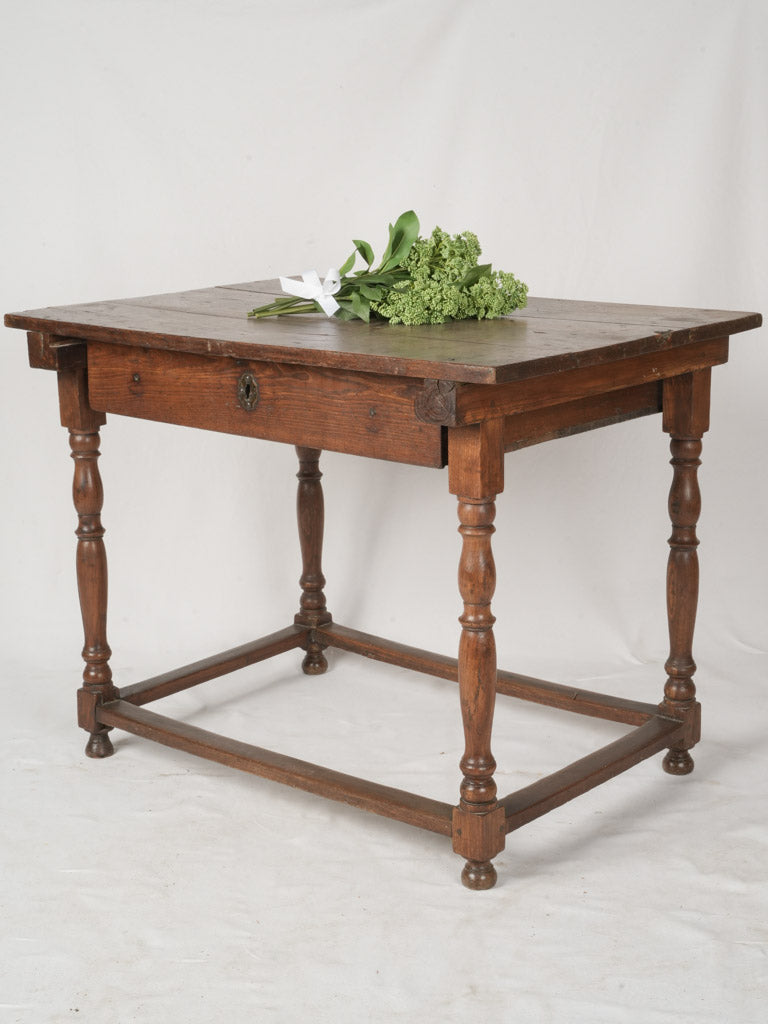 Rustic oak writing desk