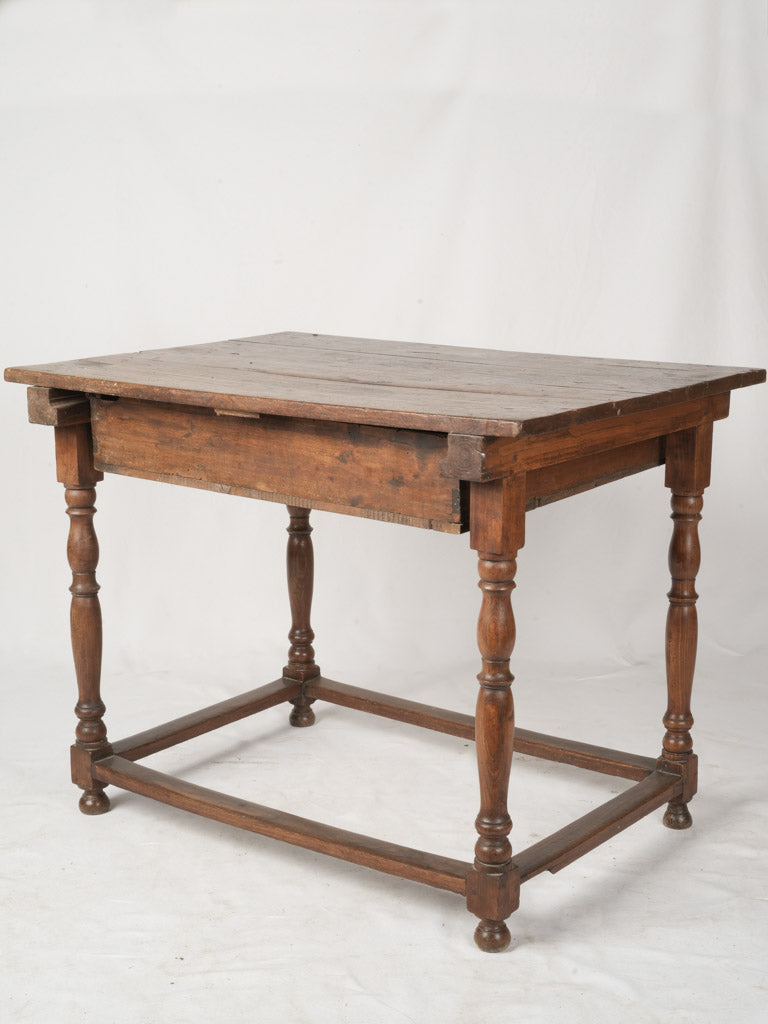 Understated oak kitchen table