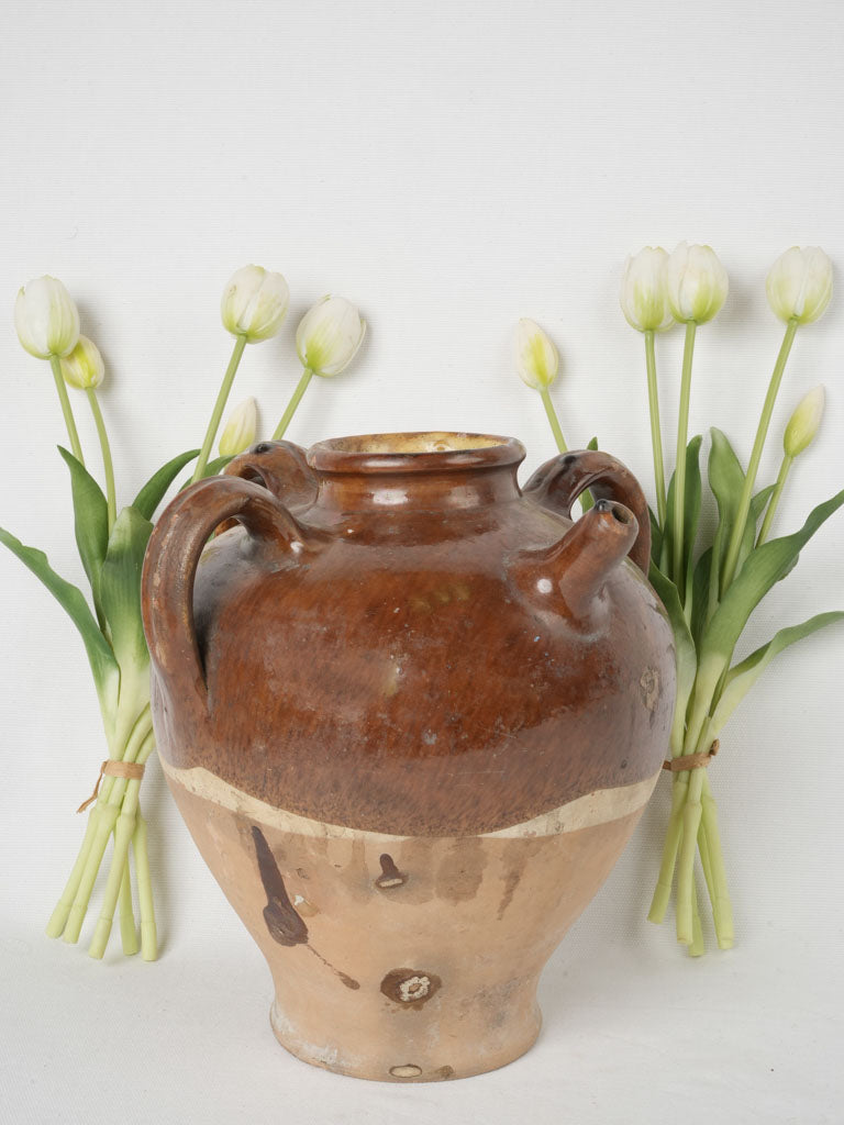 Traditional Terracotta Culinary Pottery Pitcher