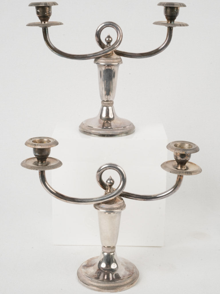 Classical vintage Christofle candelabras  