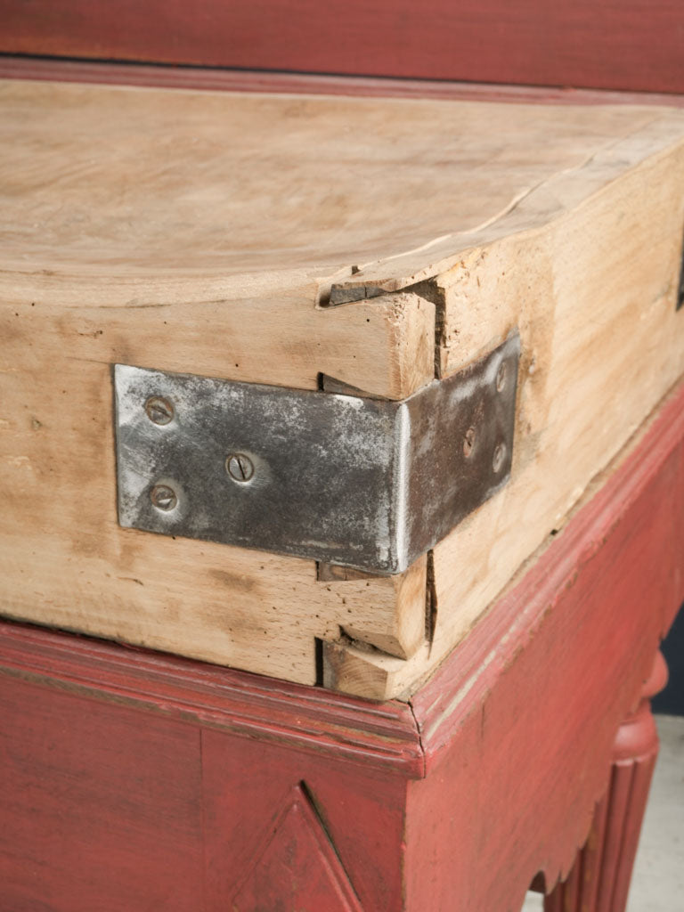 Baroque-style large butcher's table