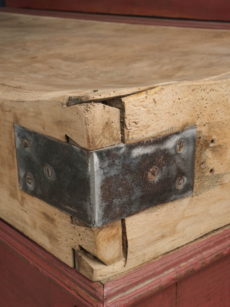 Charming 1930s butcher's chopping block