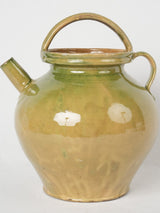 Elegant Early 20th-Century Green Pitcher