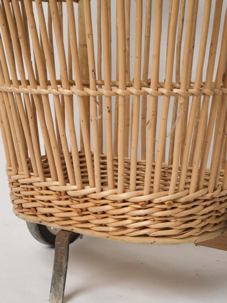 Authentic Parisian bread display basket