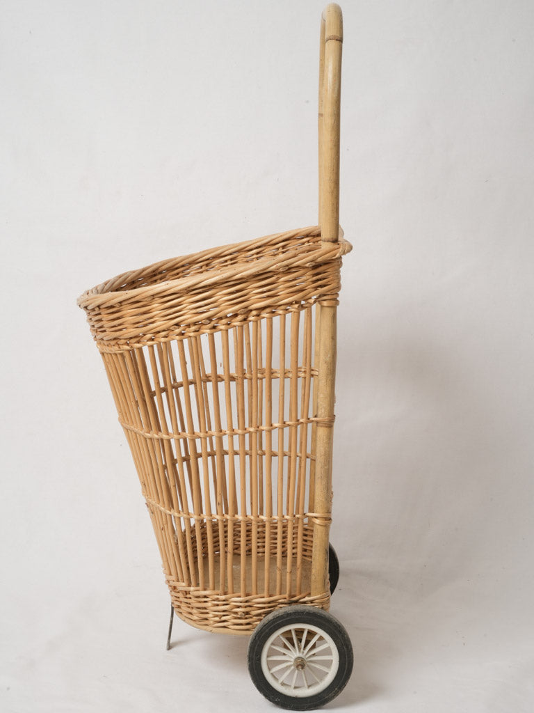 Rustic charming grocery transportation basket