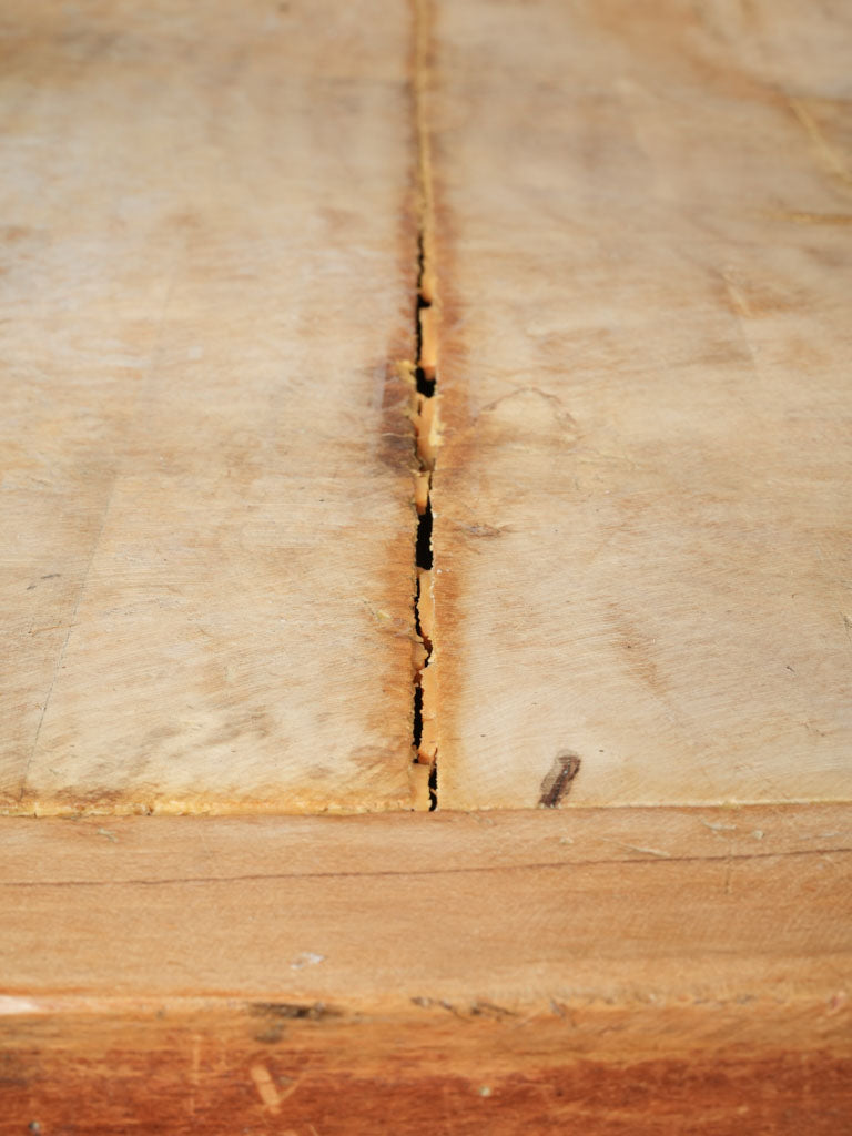 Magnificent, charming butcher's block table