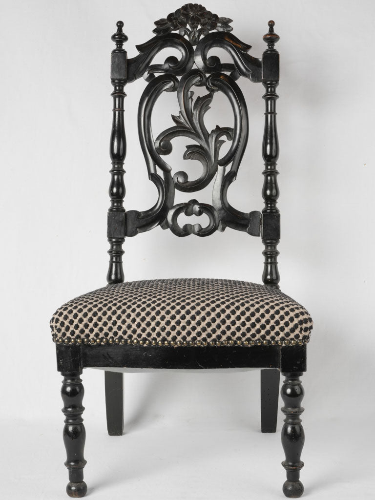 Charming Victorian-style low seat