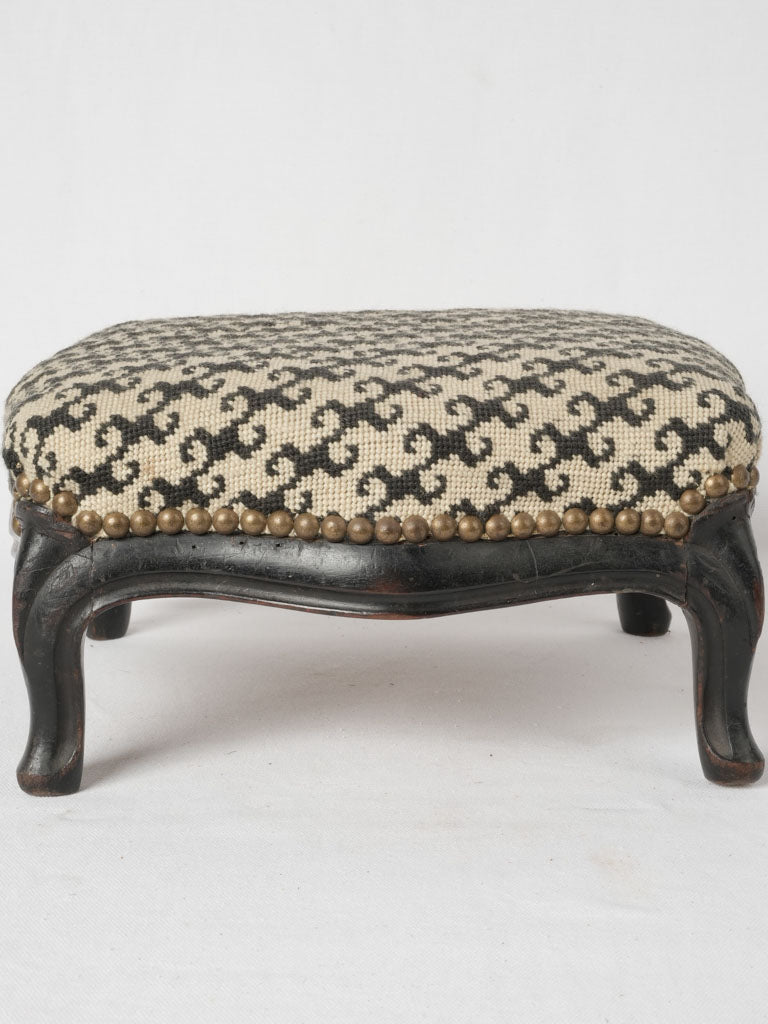 French Napoleon III era footstool