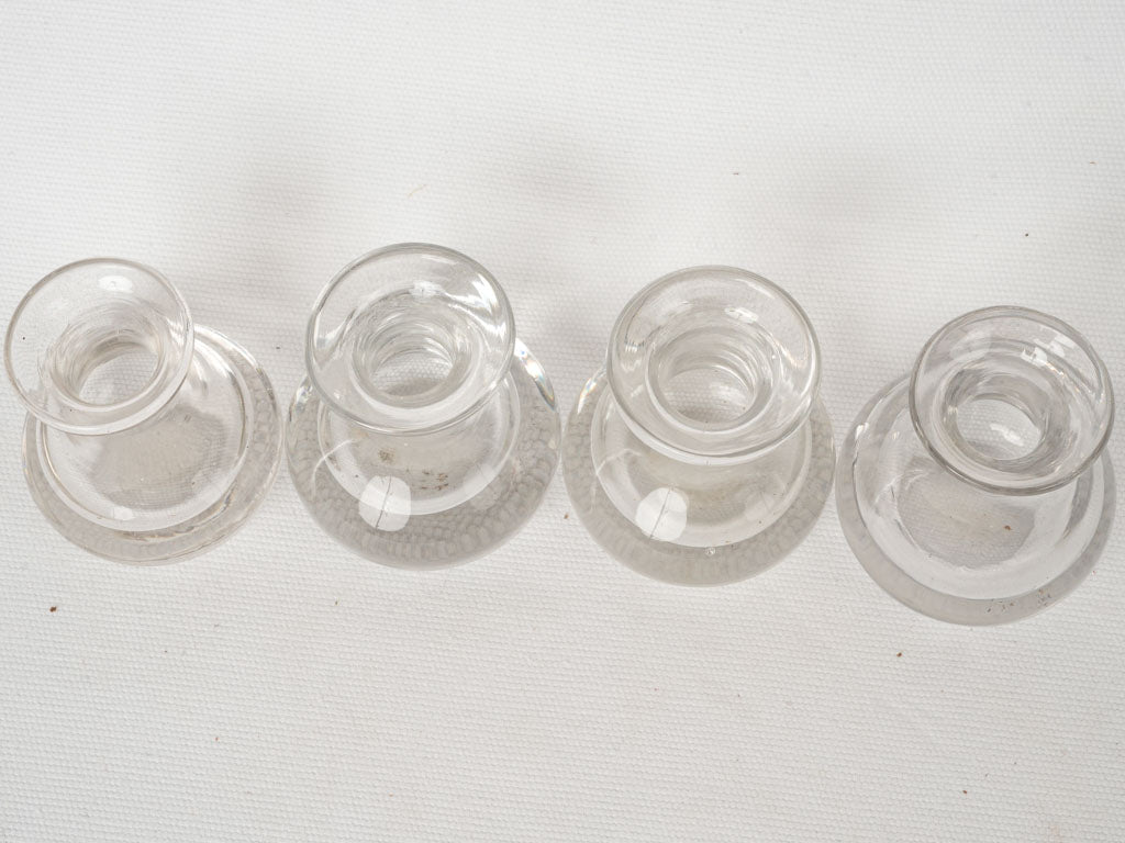 Artistic 19th-Century Absinthe Glass Set