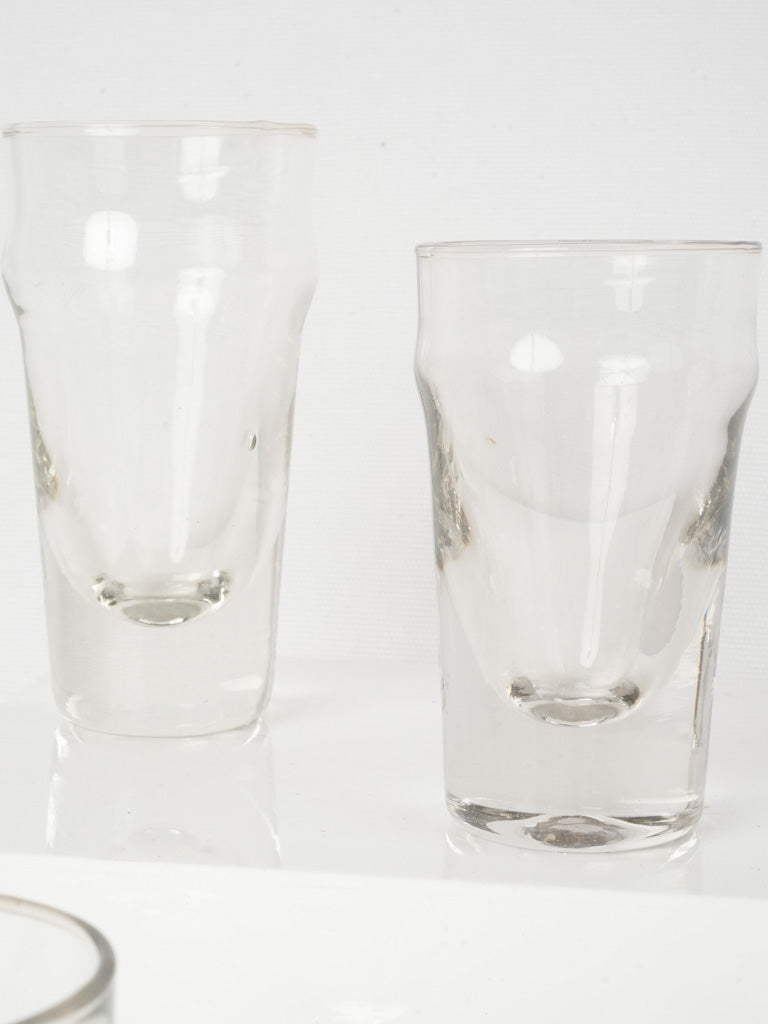 Charming imperfections blown glass beerware