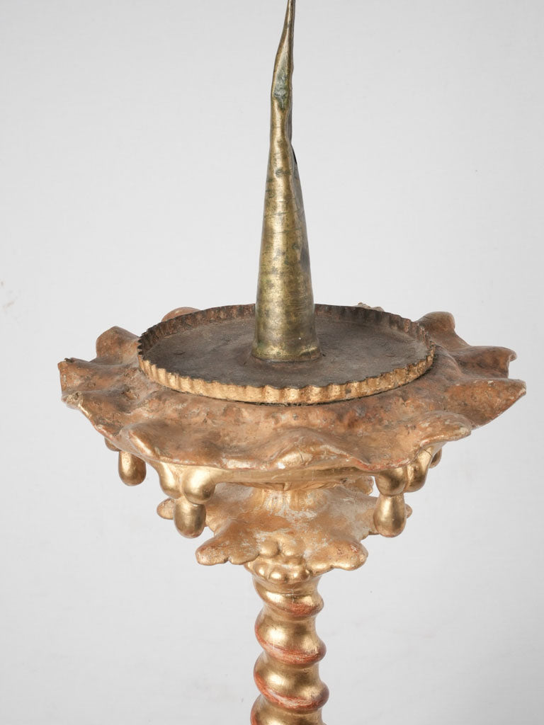 Traditional ornamental Italian candlestick