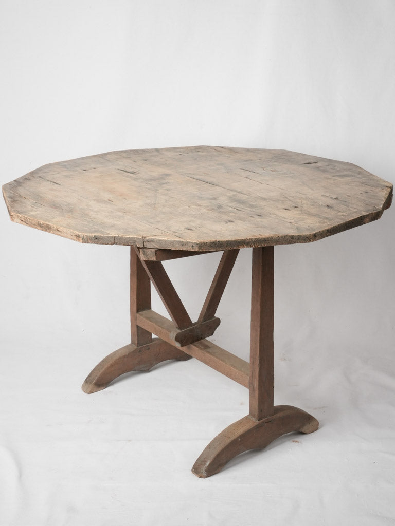 Antique French vignerons table 37½"