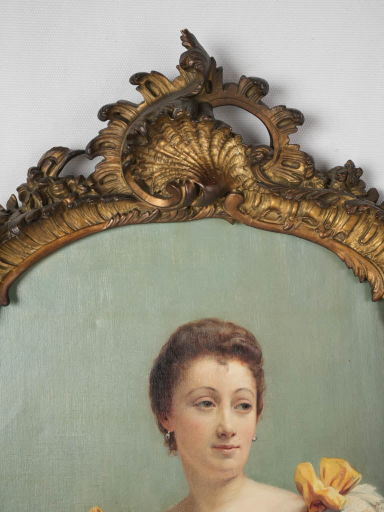 Refined oil canvas of Madame Louis Borne