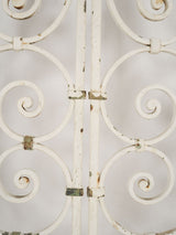 Vintage scrolled wrought iron gates