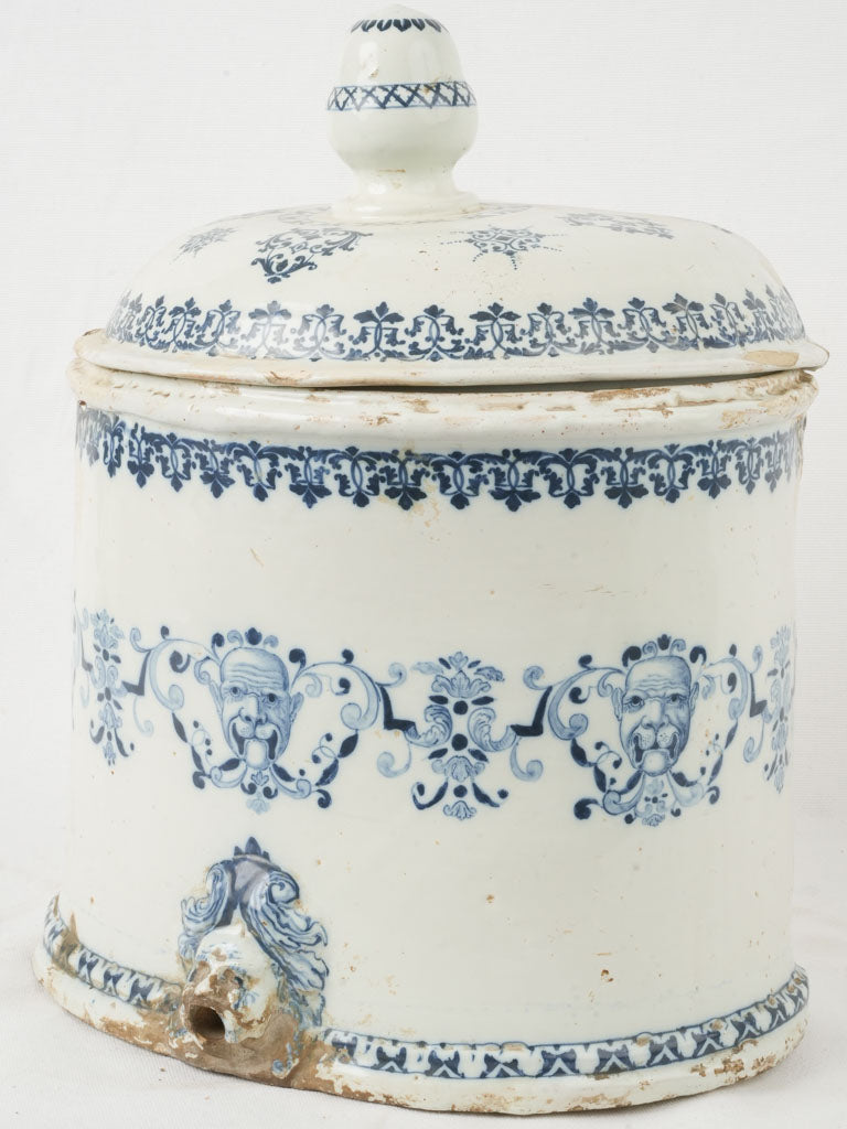 Exquisite 18th-century faience fountain