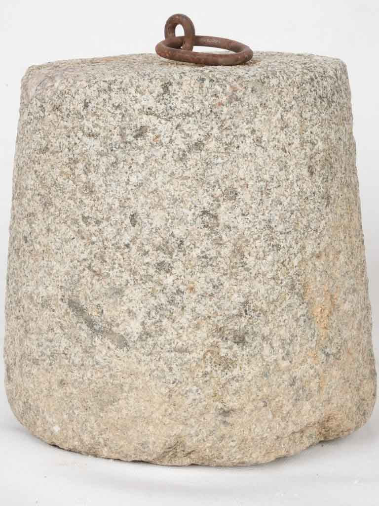 Antique French granite counterweight 8¼"