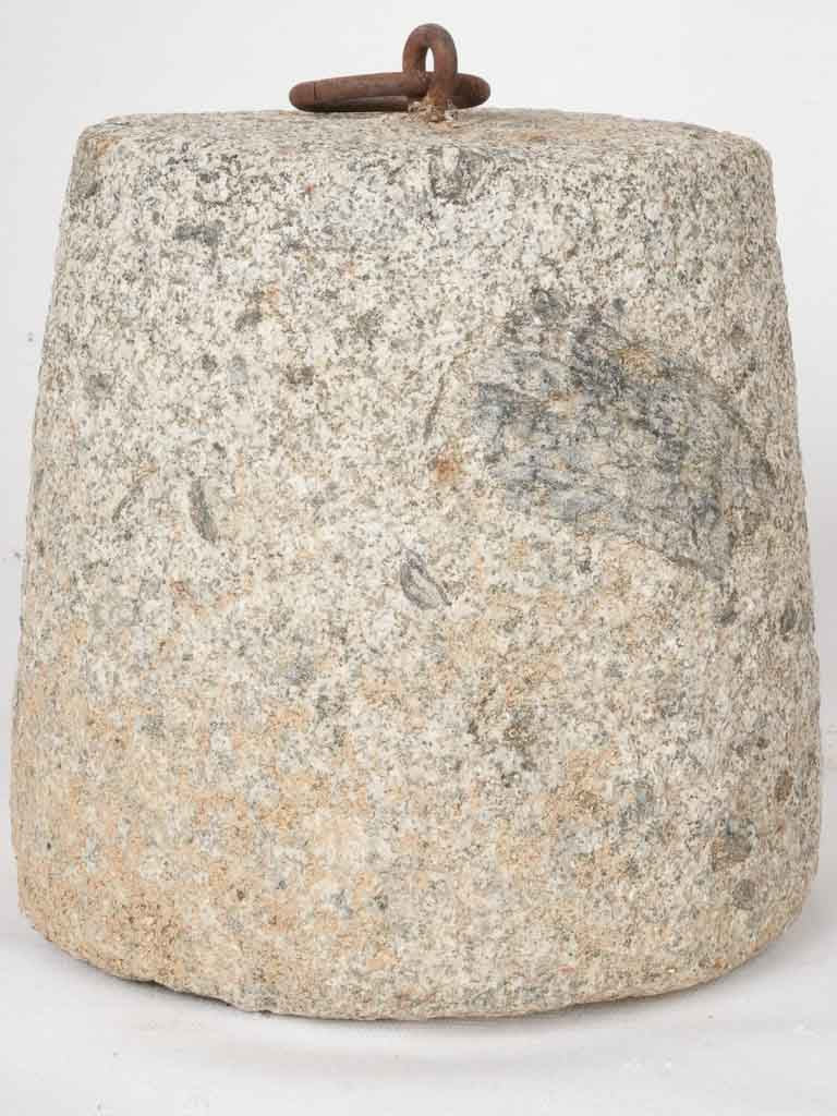 Antique French granite counterweight 8¼"