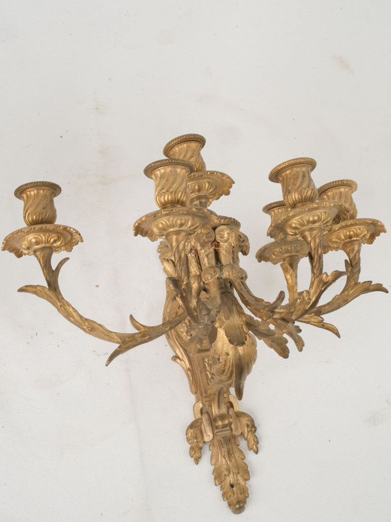 Elegant 19th-century candle holders