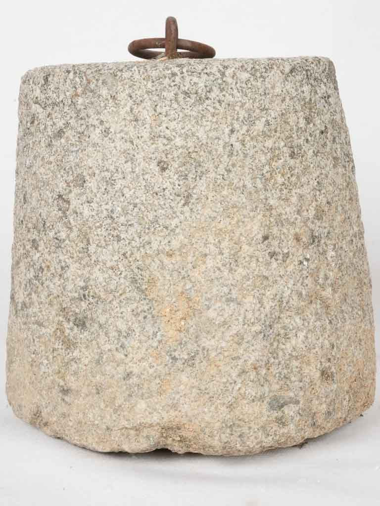 Antique French granite counterweight 8¼"