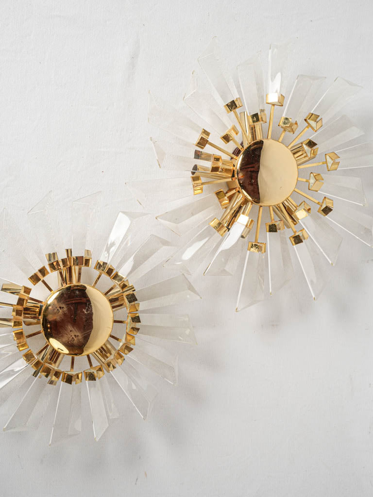 Classic prism ray light sconces