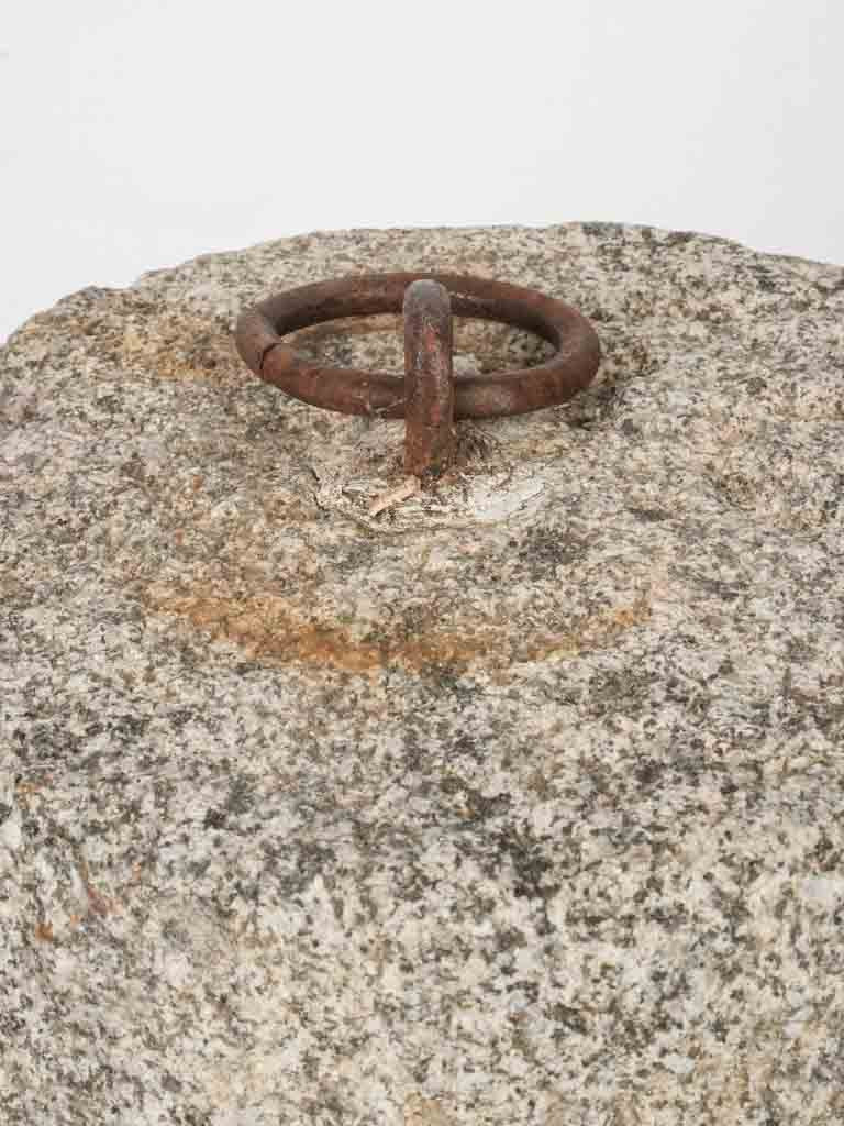 Antique French granite counterweight 8¼"