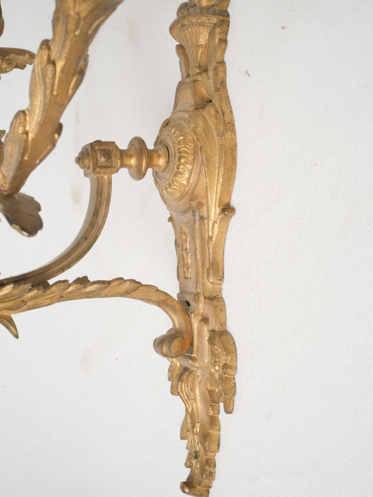 Intricate Rocaille design sconces