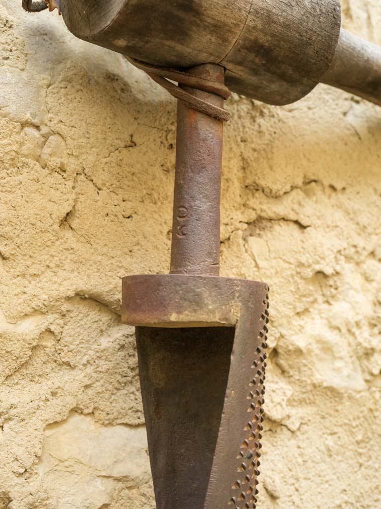 Aged and weathered wine tools