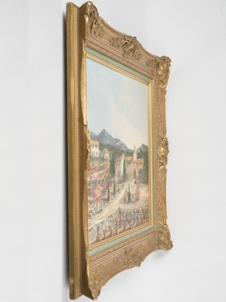 Charming Sanary-sur-Mer oil depiction